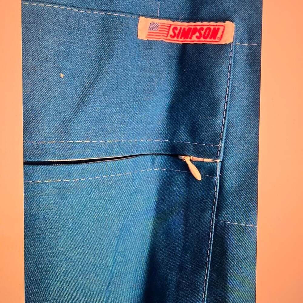 Simpson Standard Driving Jacket Blue Racing - Picture 4 of 5